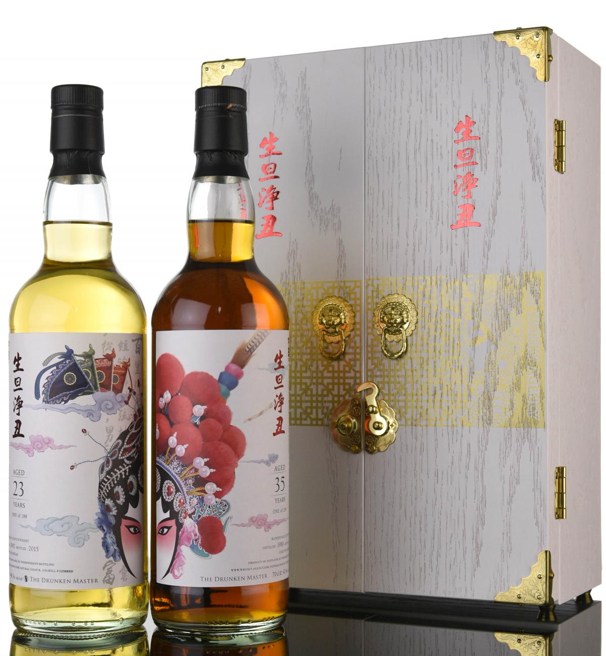 The Drunken Master - The Whisky Agency With Art Taiwan - Beijing Opera Facial Masks