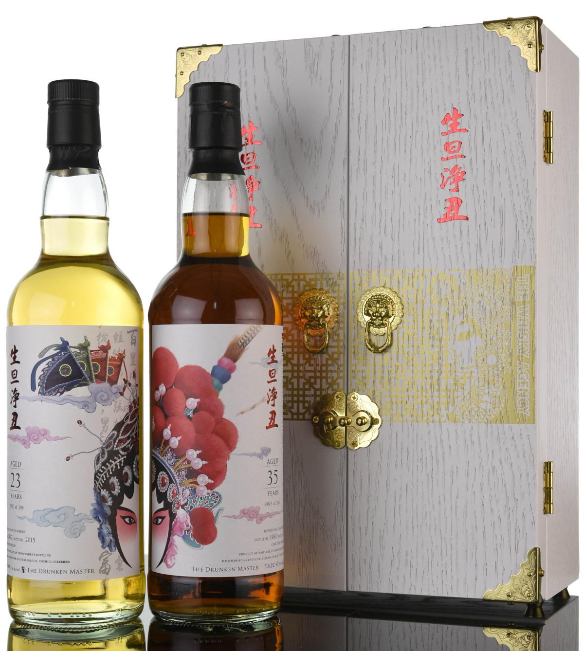 The Drunken Master - The Whisky Agency With Art Taiwan - Beijing Opera Facial Masks
