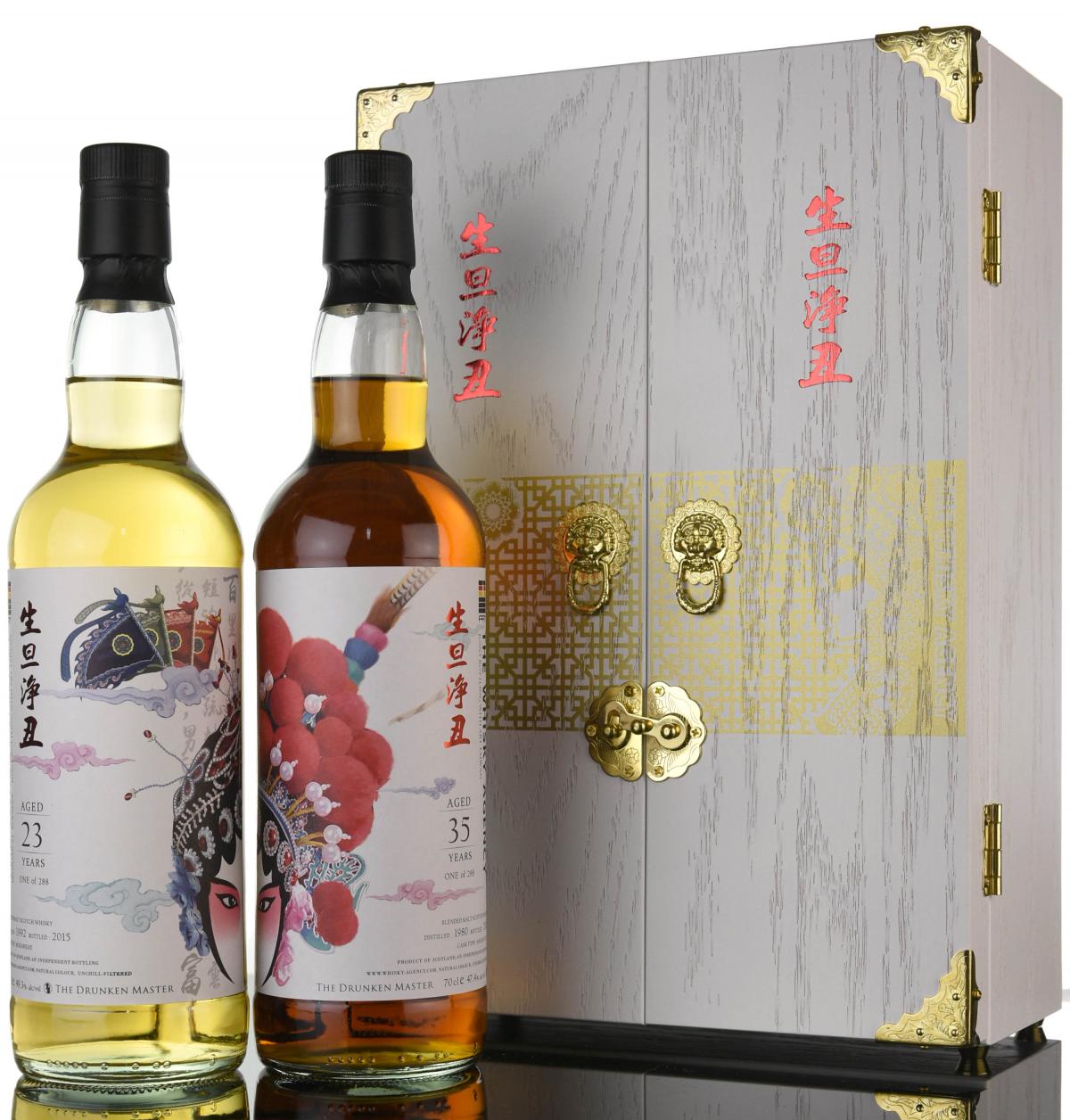 The Drunken Master - The Whisky Agency With Art Taiwan - Beijing Opera Facial Masks