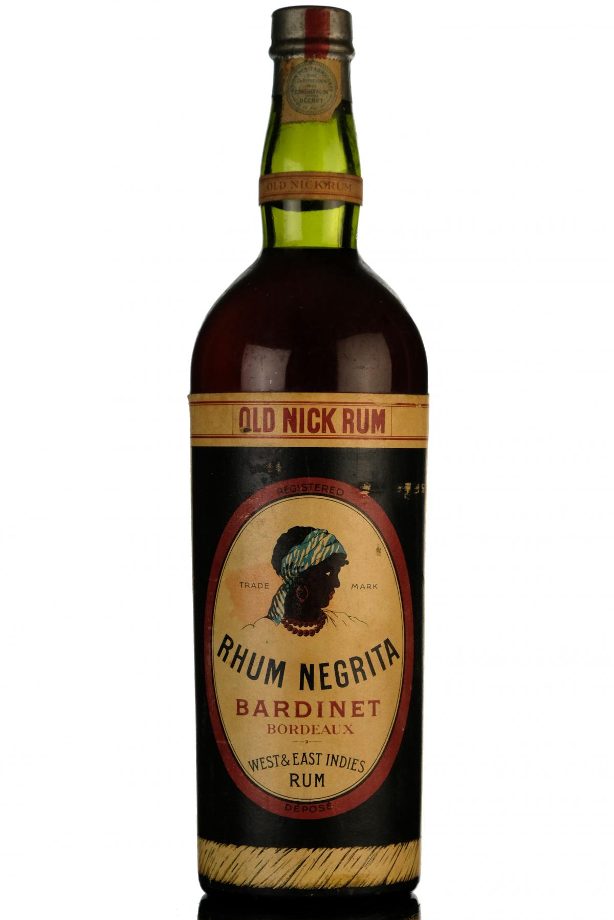Old Nick Rum - Circa 1940s