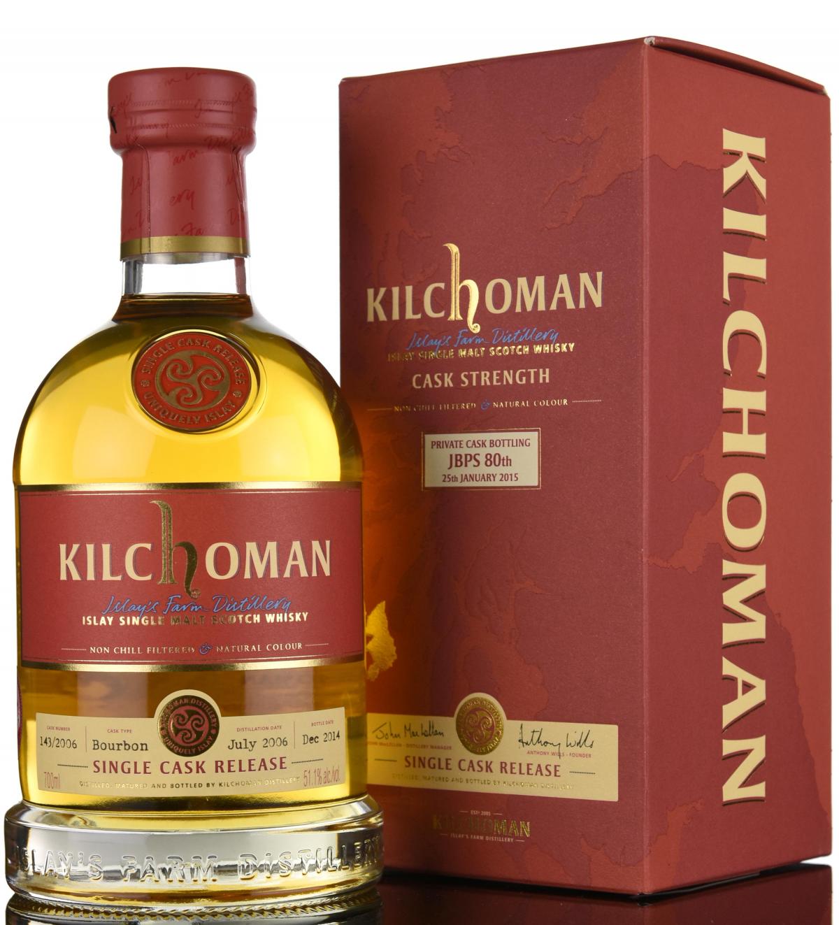 Kilchoman 2006-2014 - Private Cask Bottling