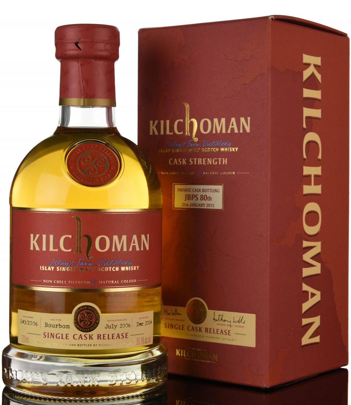 Kilchoman 2006-2014 - Private Cask Bottling