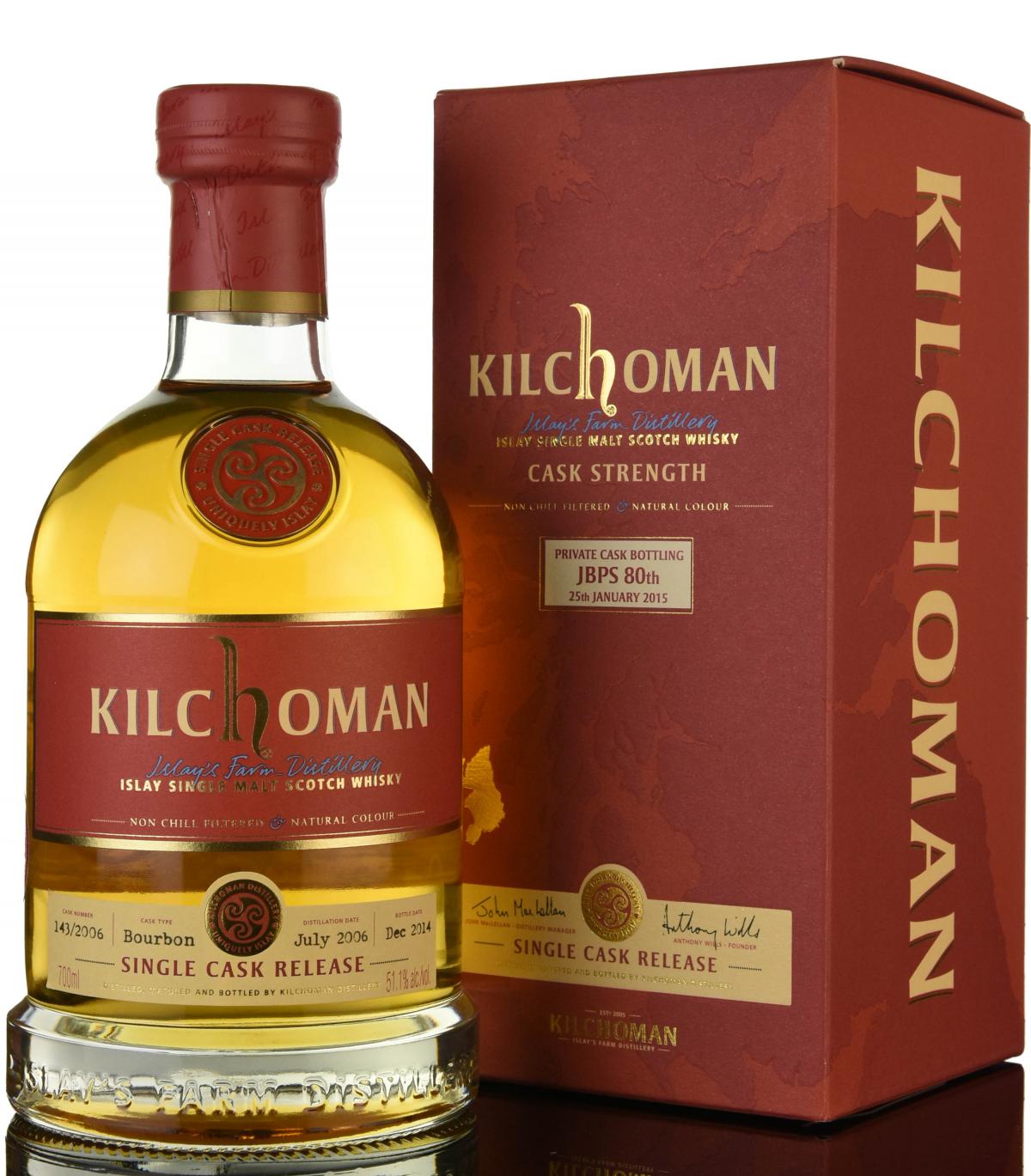 Kilchoman 2006-2014 - Private Cask Bottling