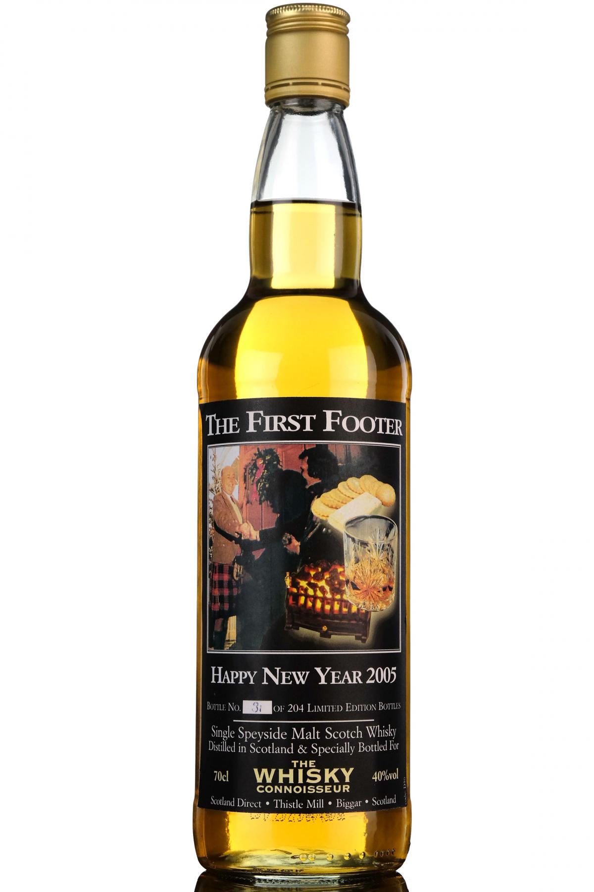 The First Footer  Happy New Year 2005  The Whisky Connoisseur
