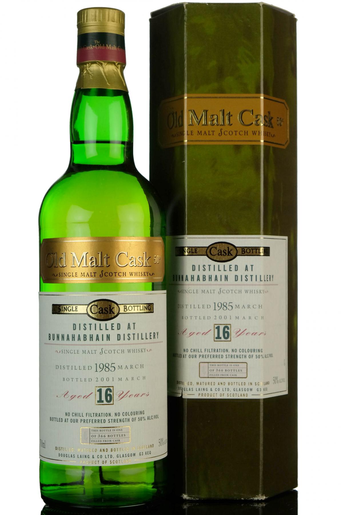Bunnahabhain 1985-2001 - 16 Year Old - Douglas Laing - Old Malt Cask