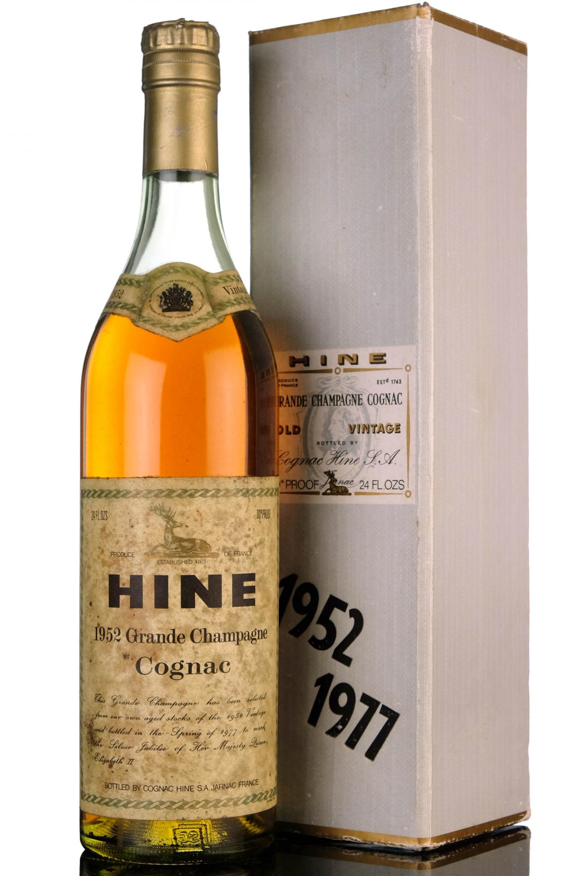 Hine 1952-1977 Grande Champagne Cognac