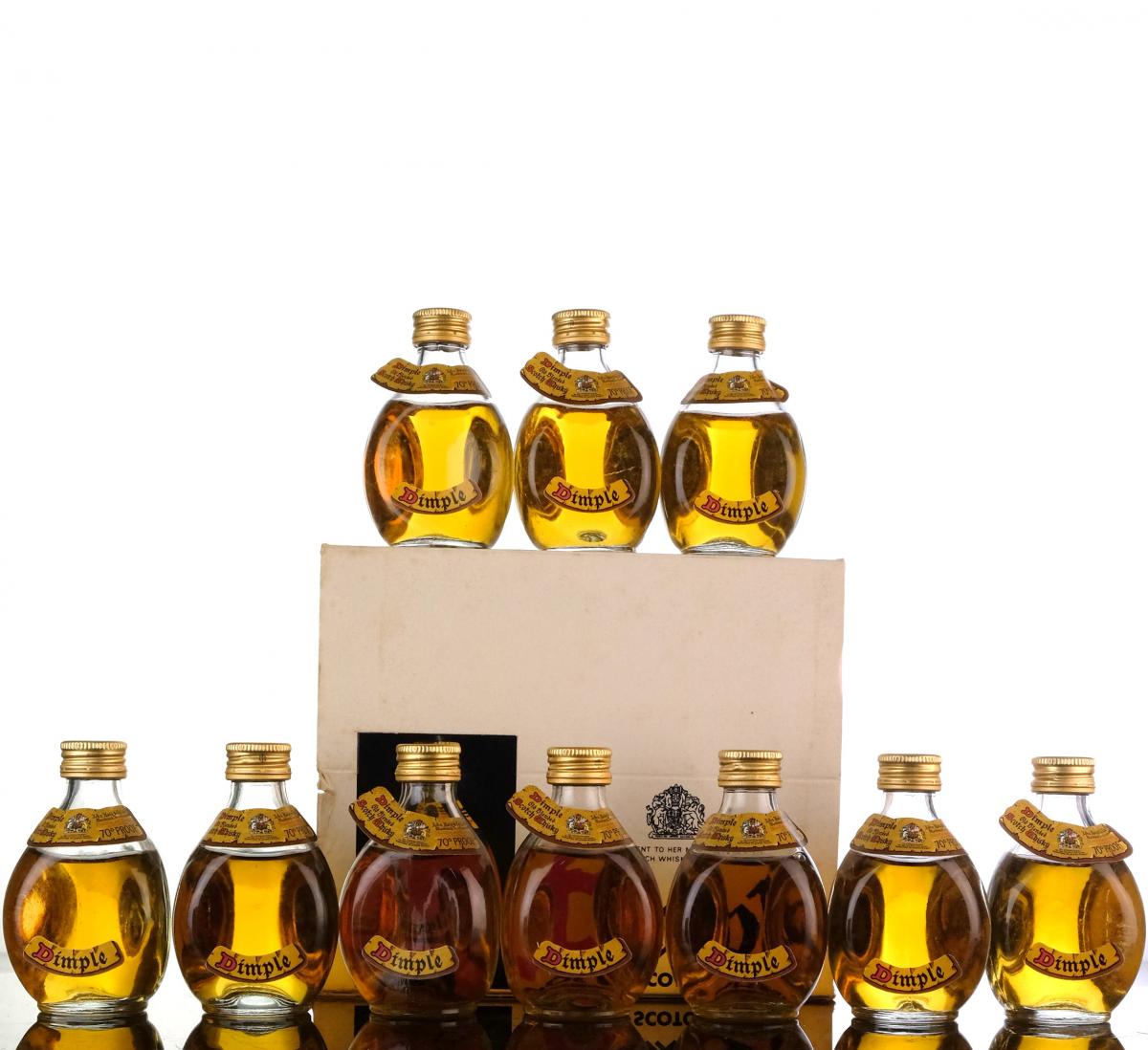 10 x Dimple Miniatures