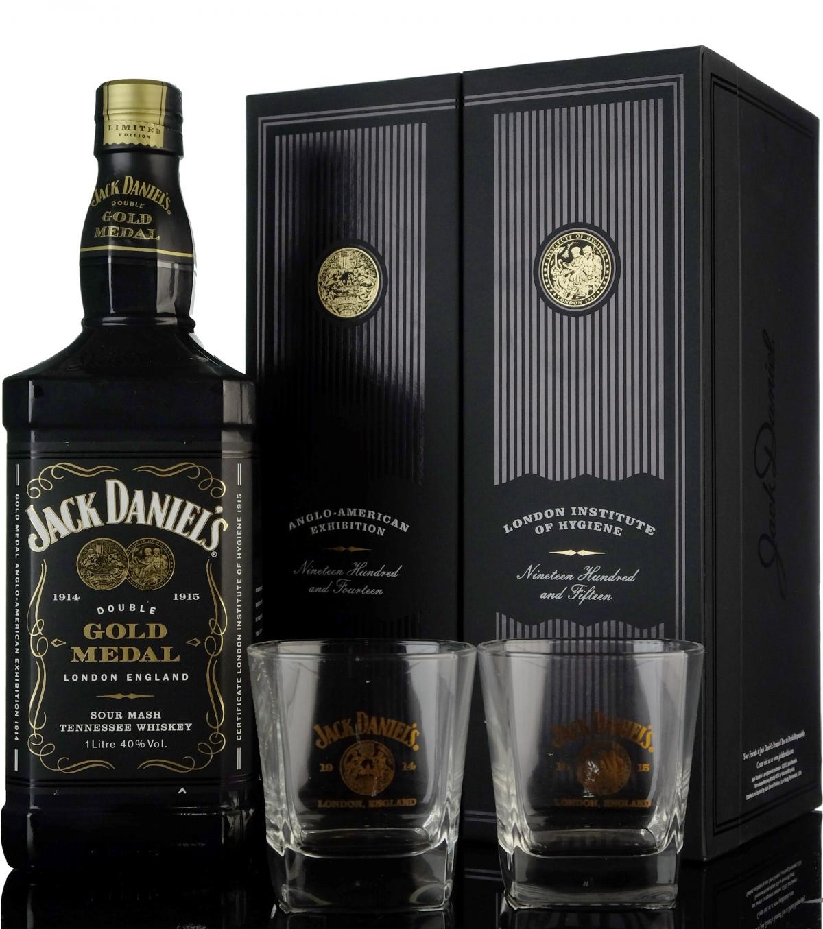 Jack Daniels Double Gold Medal - Presentation Set - 1 Litre