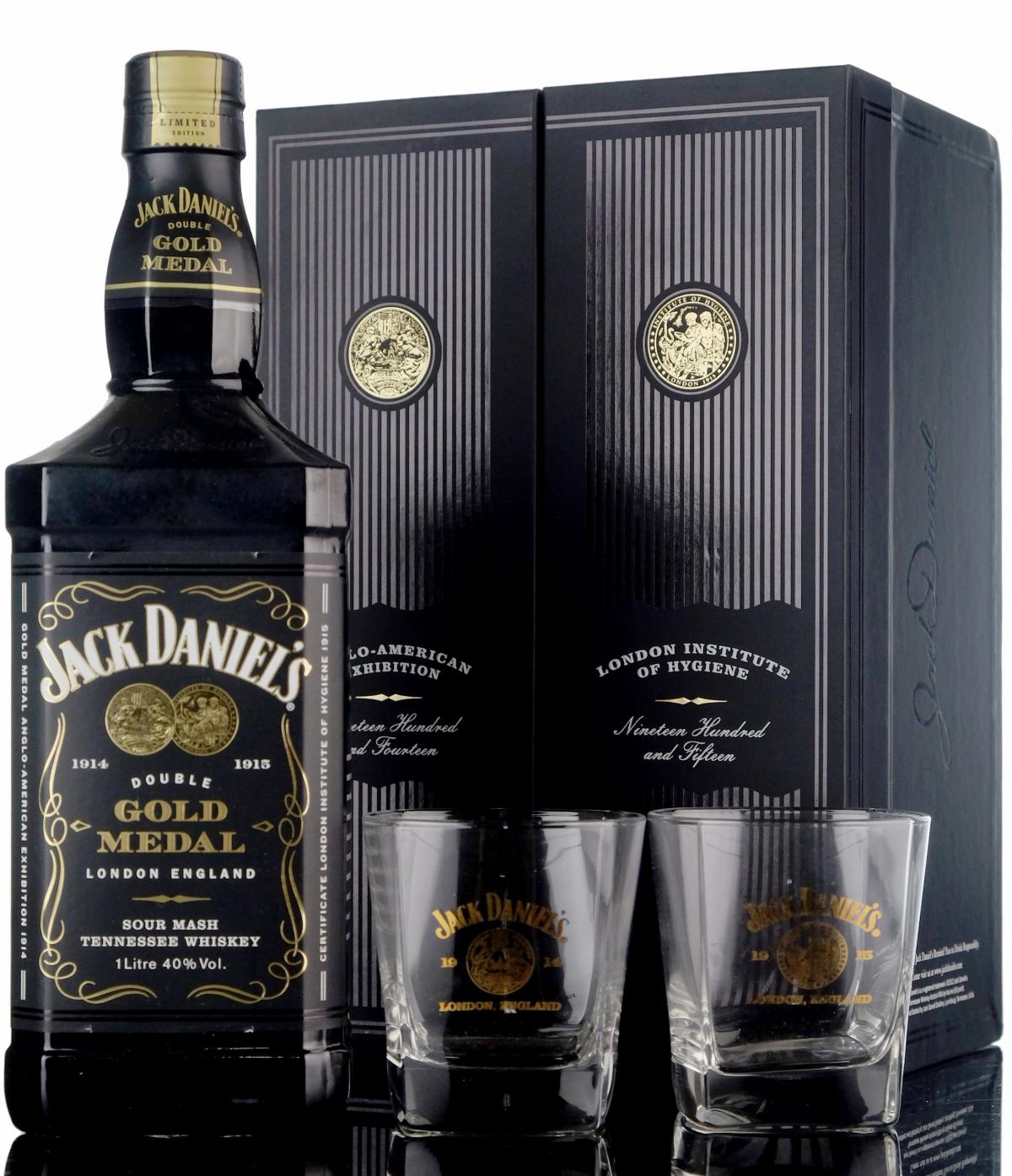 Jack Daniels Double Gold Medal - Presentation Set - 1 Litre