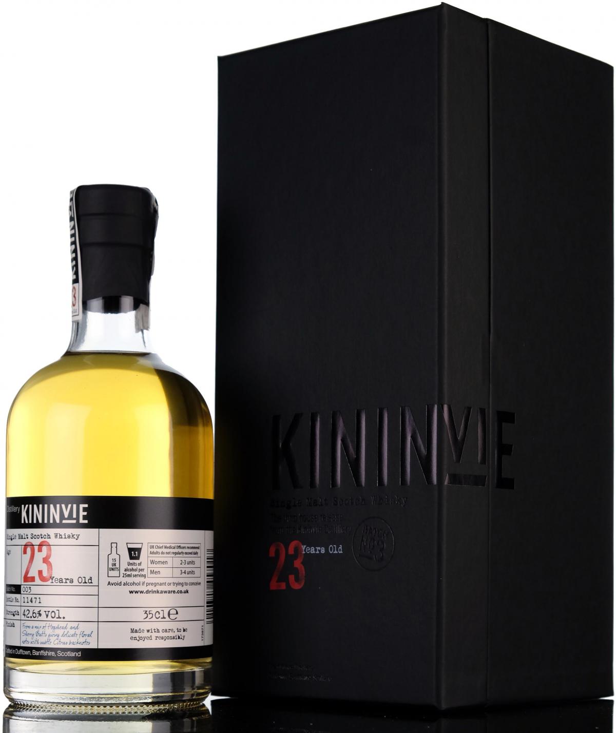 Kininvie 1991 - 23 Year Old - Batch 3 - 35cl