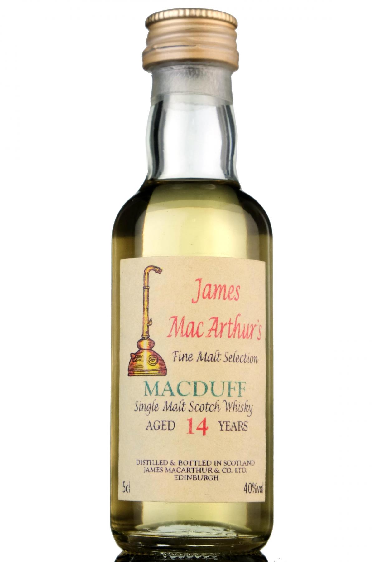 Macduff 14 Year Old - James MacArthur - Fine Malt Selection Miniature