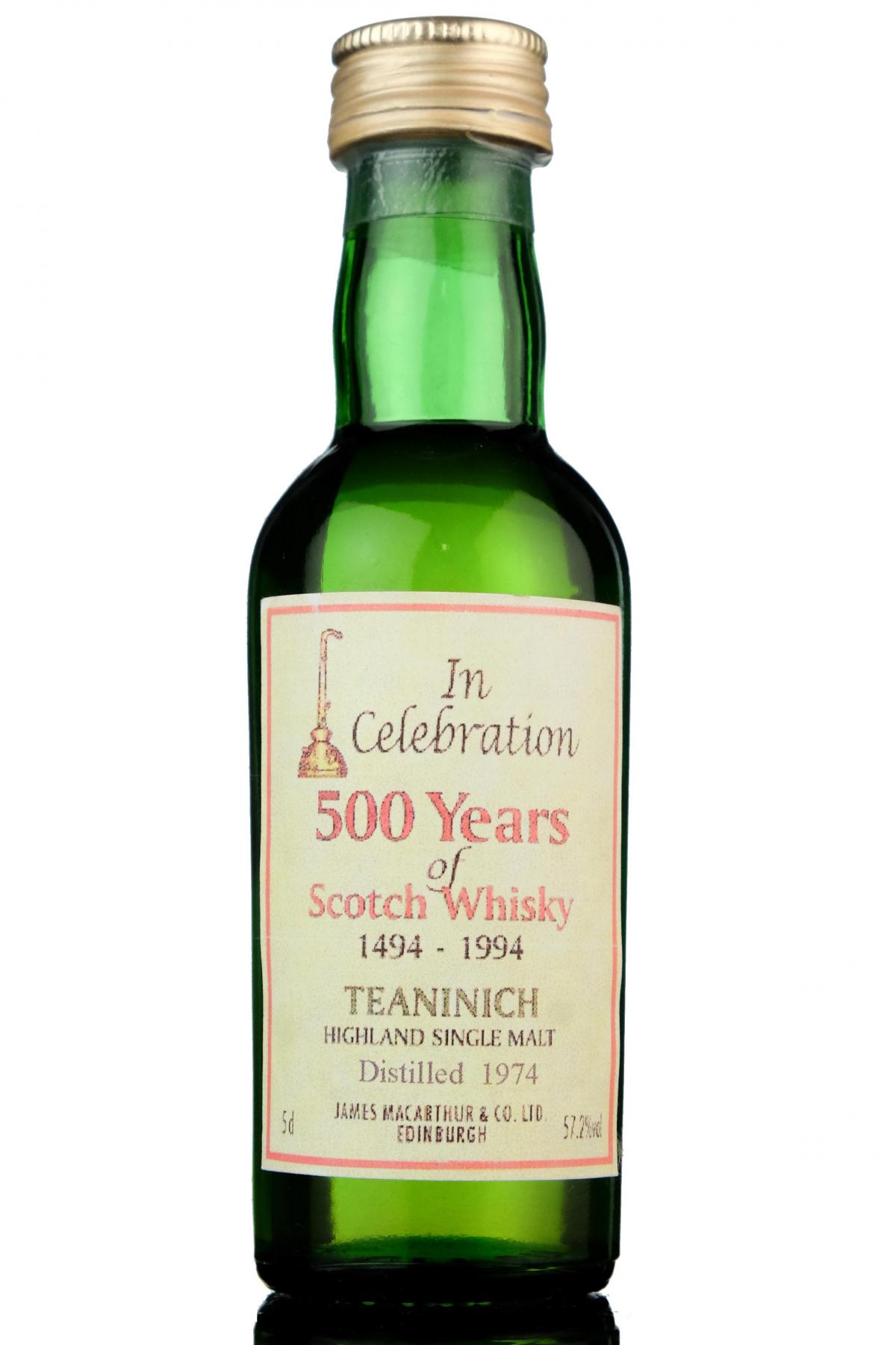 Teaninich 1974 - Celebrating 500 Years - James MacArthur Miniature