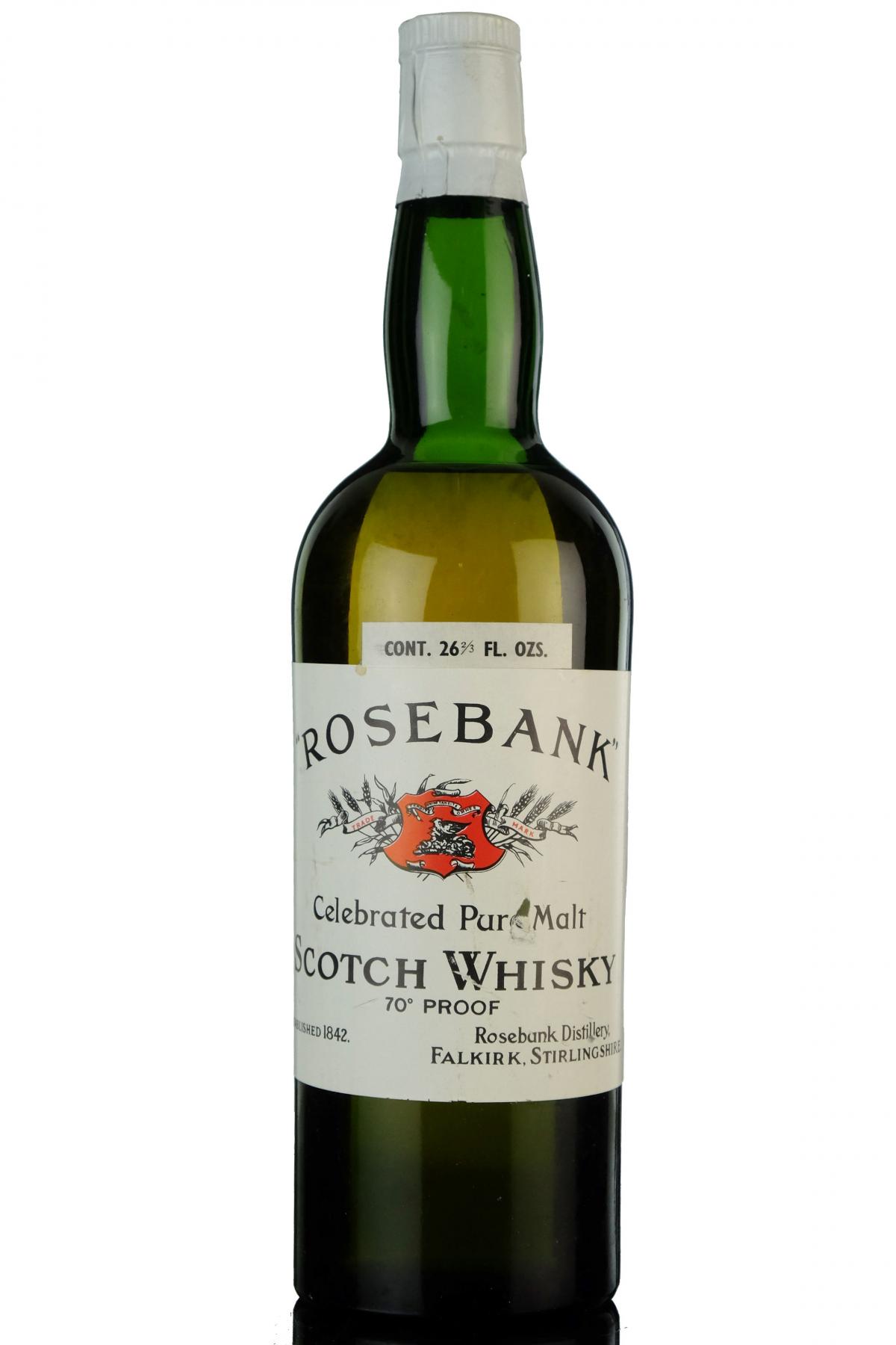 Rosebank Celebrated Pure Malt - 1960s
