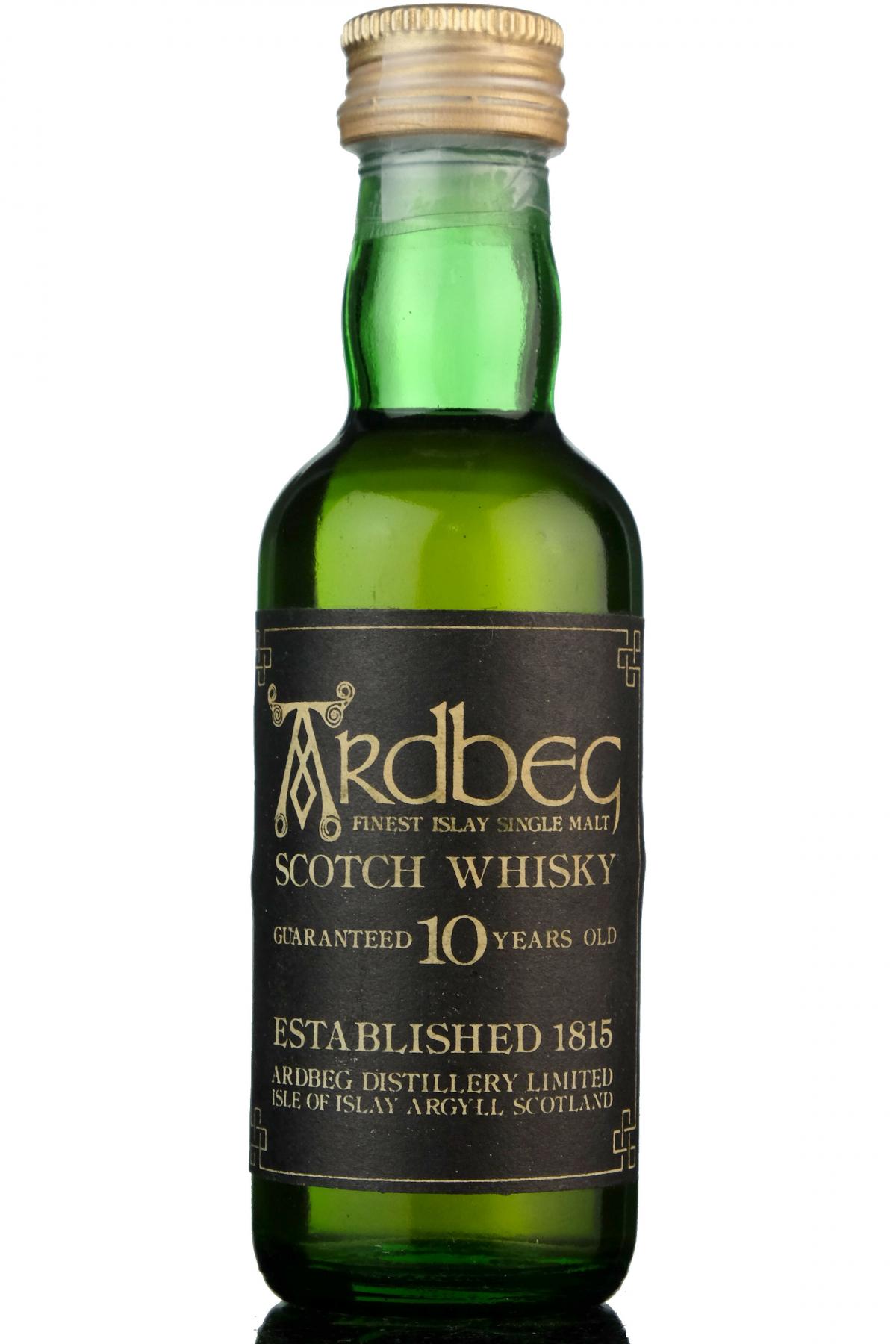 Ardbeg Guaranteed 10 Year Old Miniature