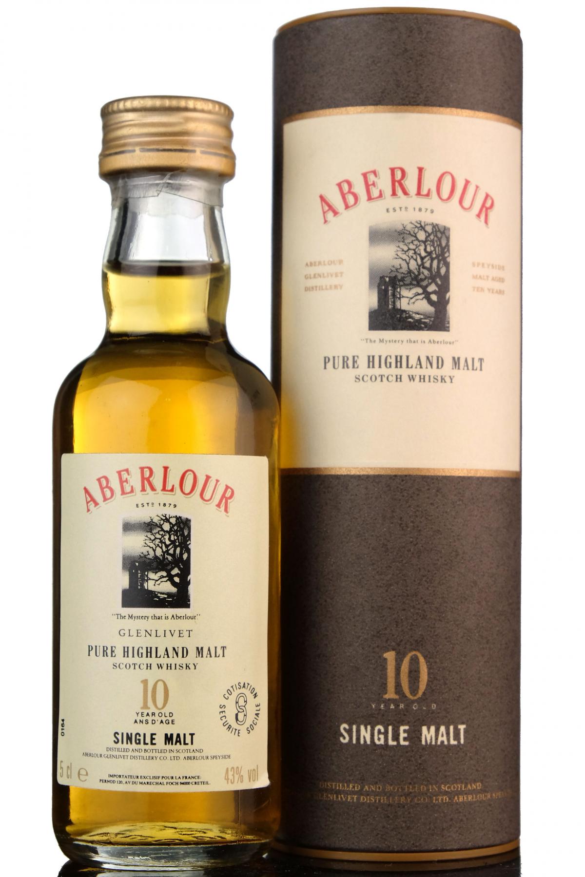 Aberlour 10 Year Old Miniature - Circa 1990