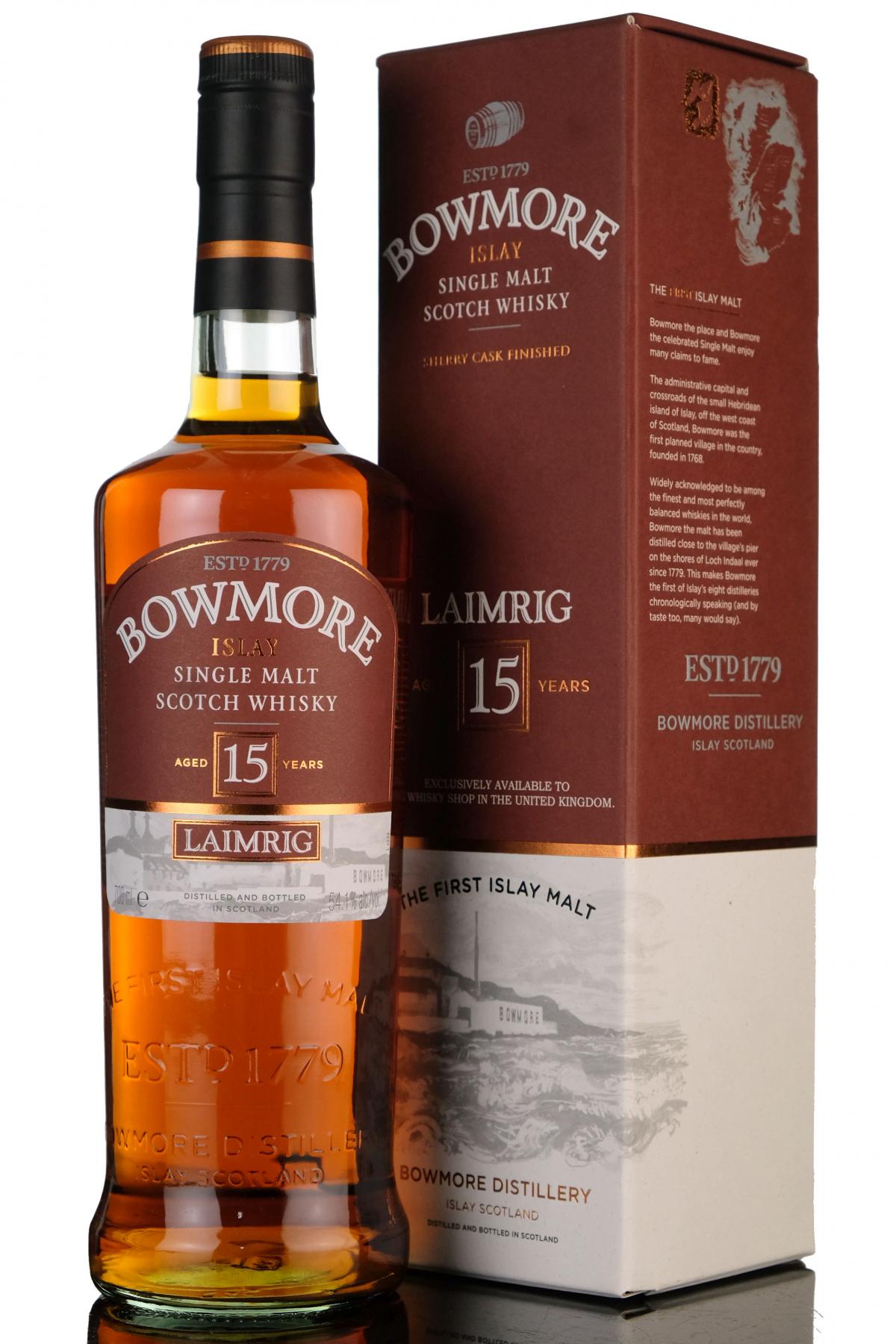 Bowmore 15 Years Old - Laimrig