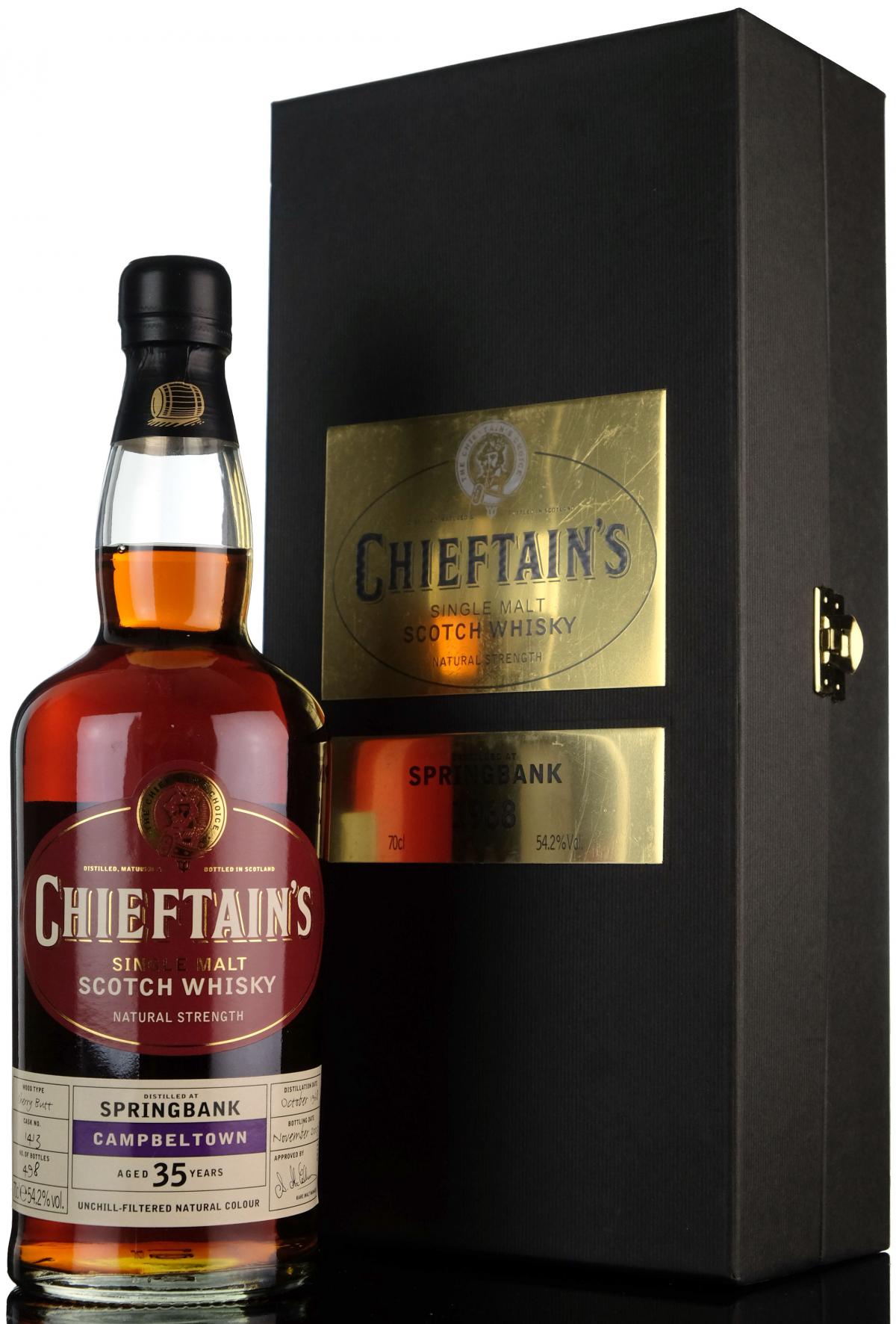 Springbank 1968-2003 - 35 Year Old - Chieftains