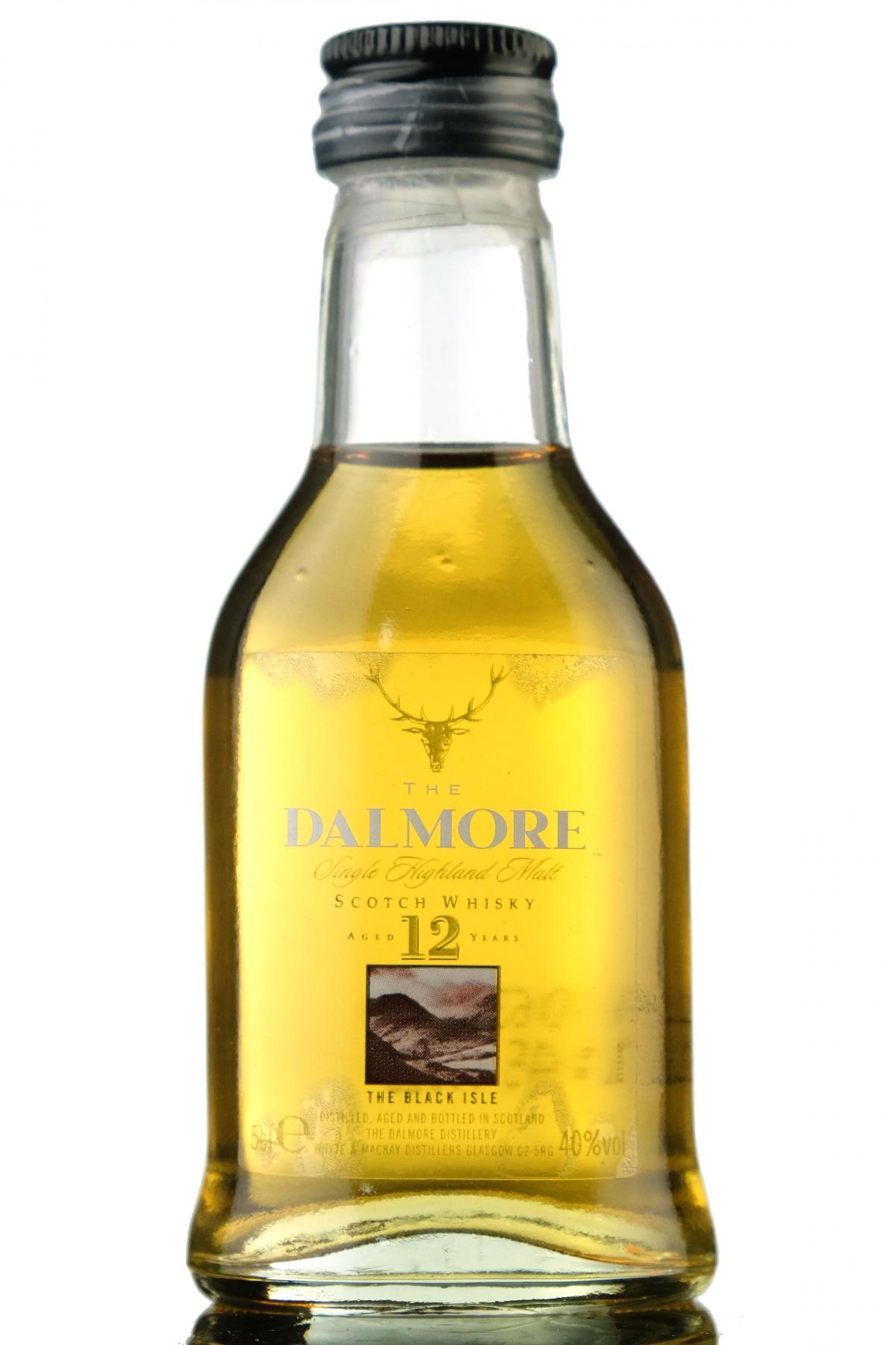 Dalmore 12 Year Old - Black Isle Miniature