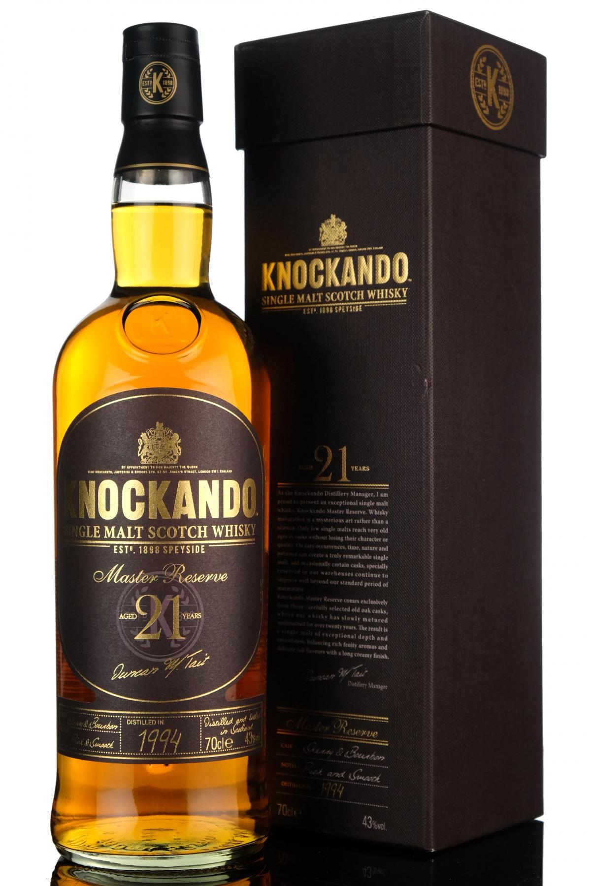 Knockando 1994 - 21 Year Old - Master Reserve