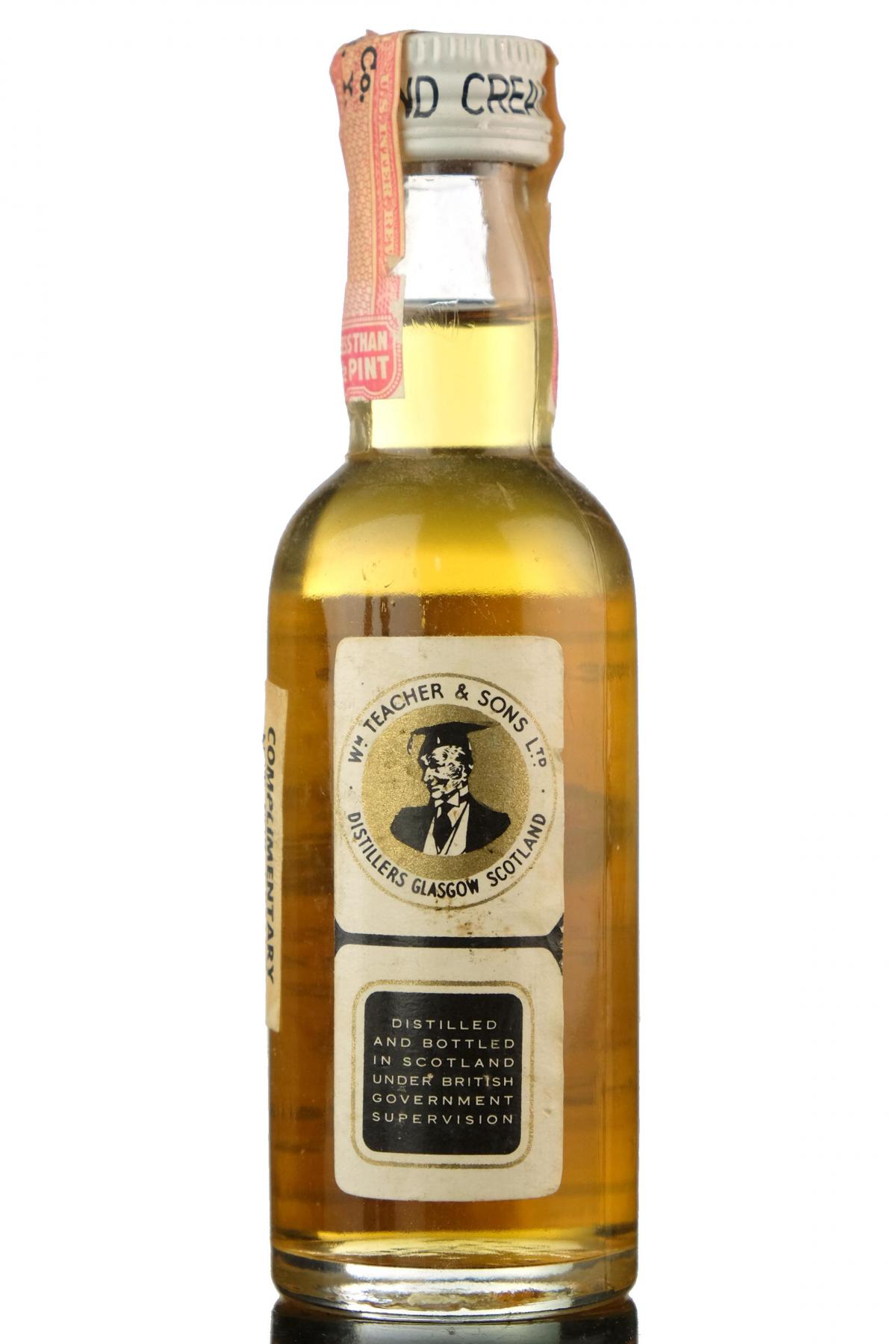 Teachers Highland Cream - 86 Proof Miniature