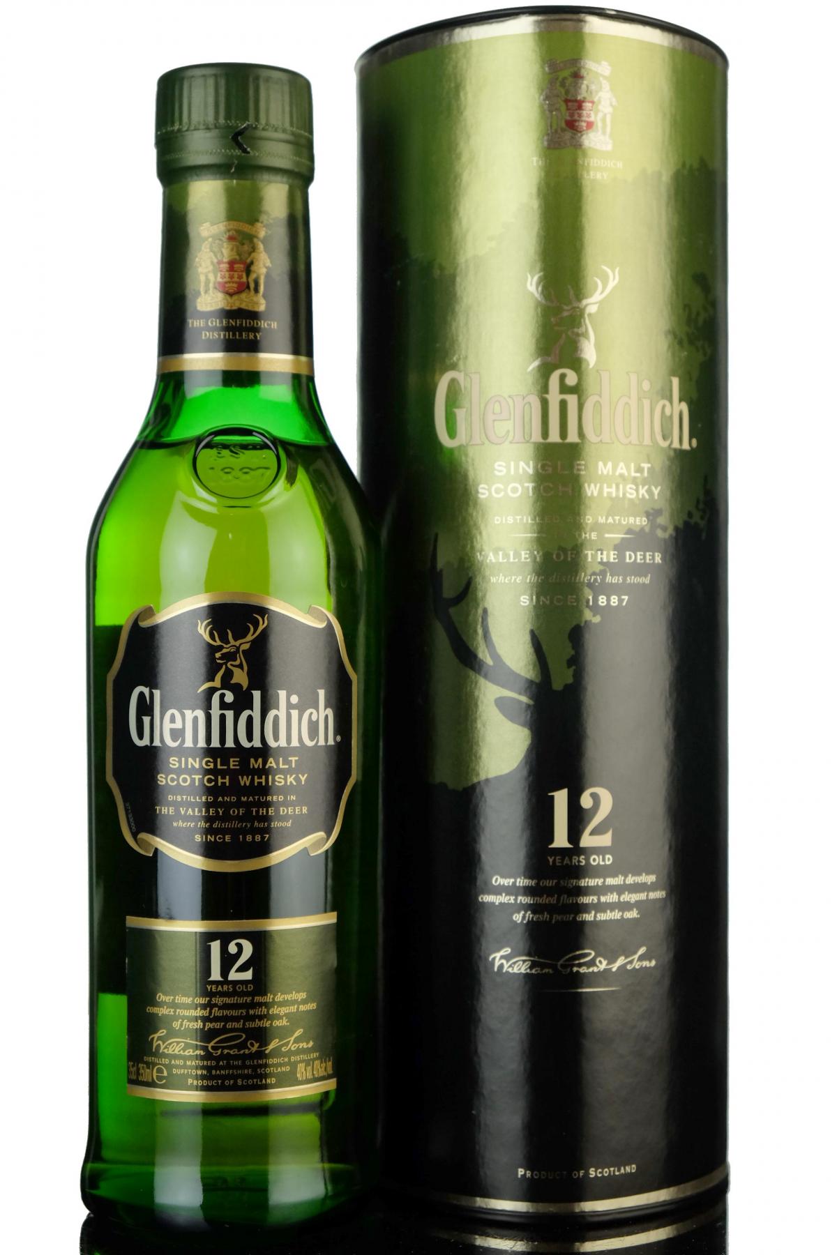 Glenfiddich 12 Year Old - Half Bottle