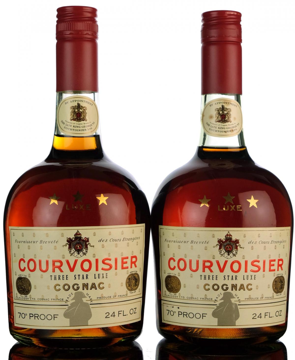 2 x Courvoisier Cognacs