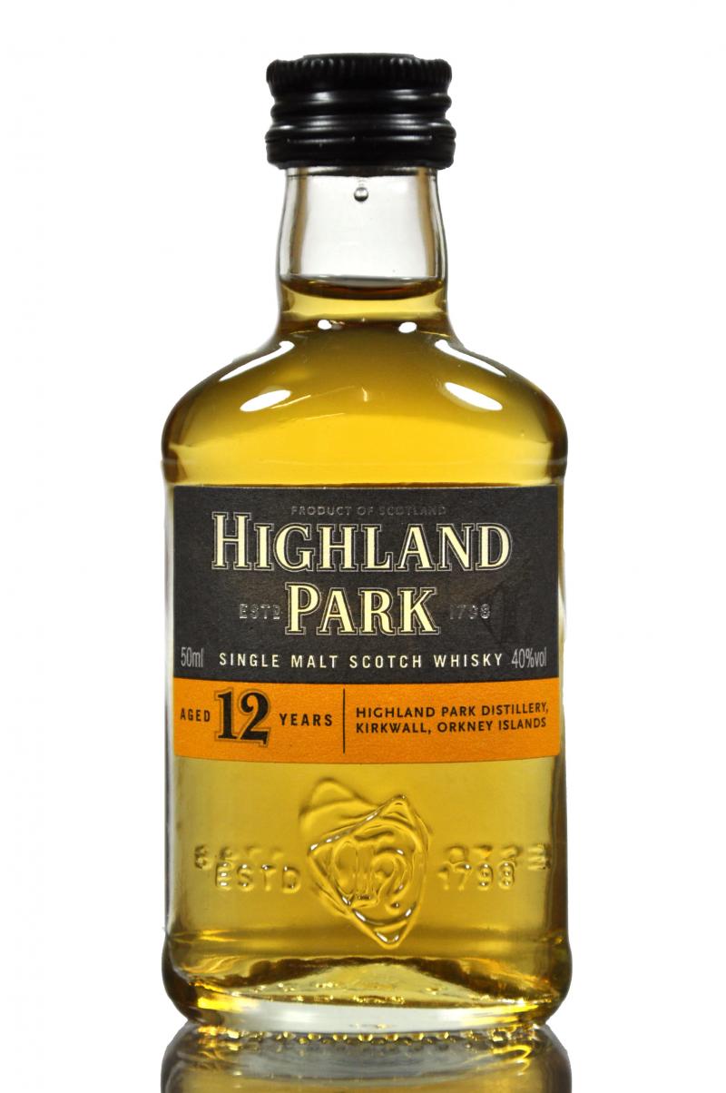 Highland Park 12 Year Old Miniature