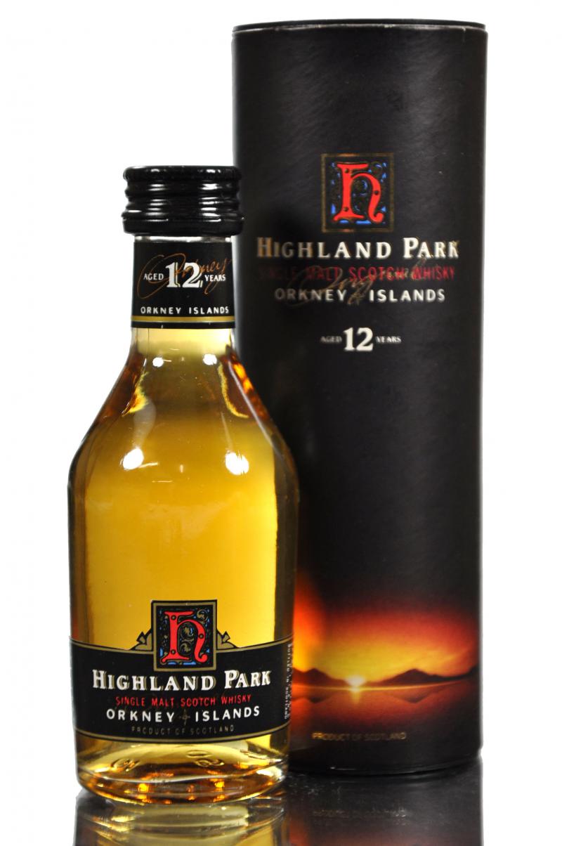 Highland Park 12 Year Old Miniature