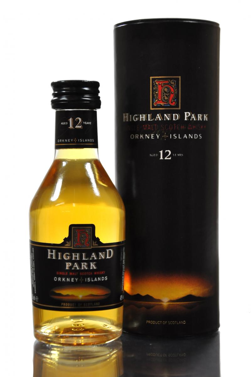 Highland Park 12 Year Old Miniature