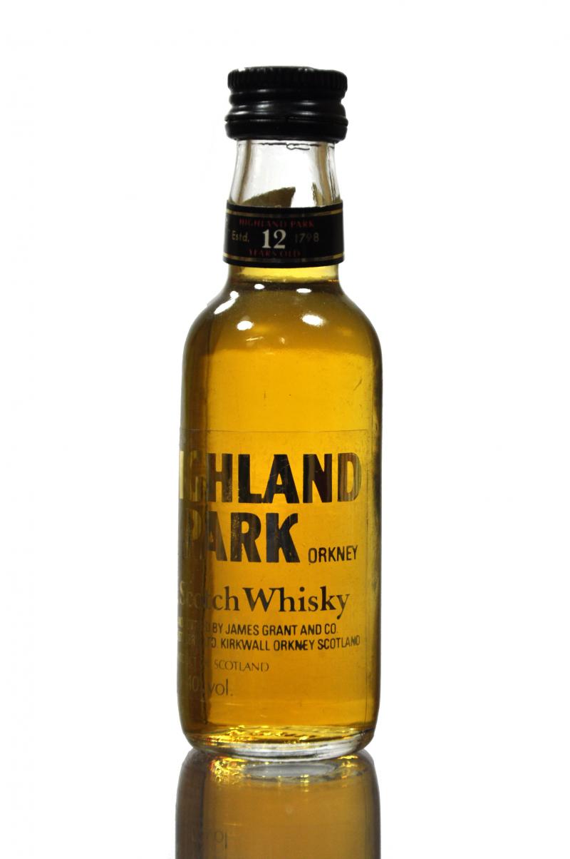 Highland Park 12 Year Old Miniature