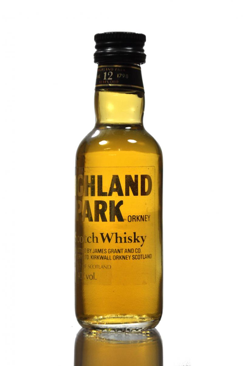 Highland Park 12 Year Old Miniature