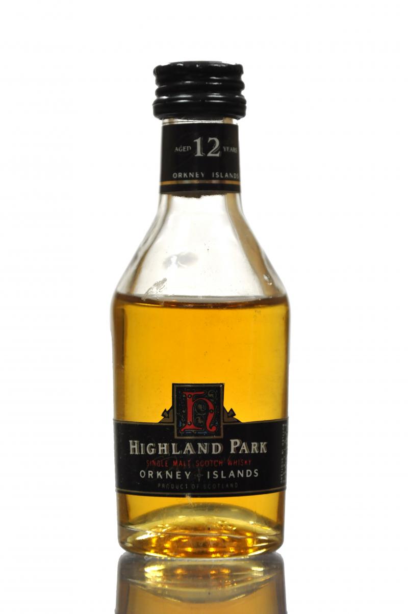 Highland Park 12 Year Old Miniature