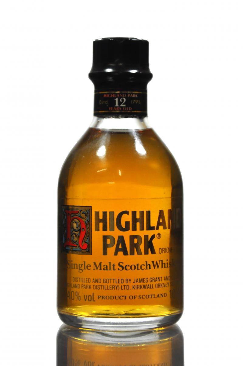 Highland Park 12 Year Old Miniature