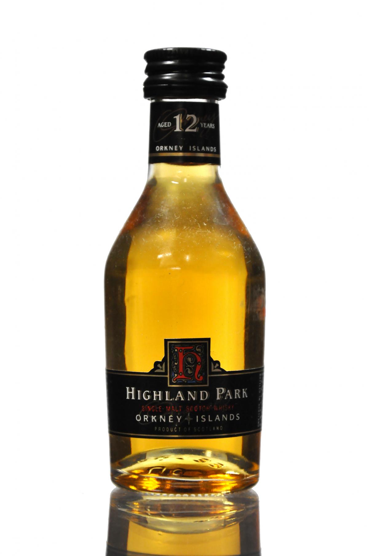 Highland Park 12 Year Old Miniature