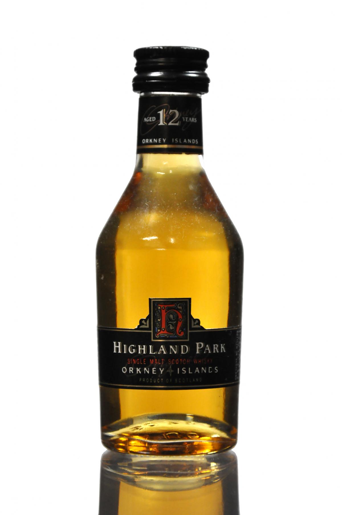 Highland Park 12 Year Old Miniature