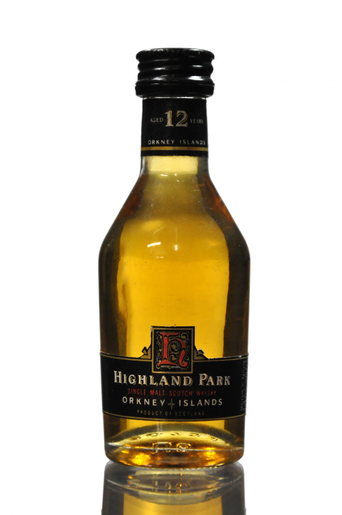 Highland Park 12 Year Old Miniature