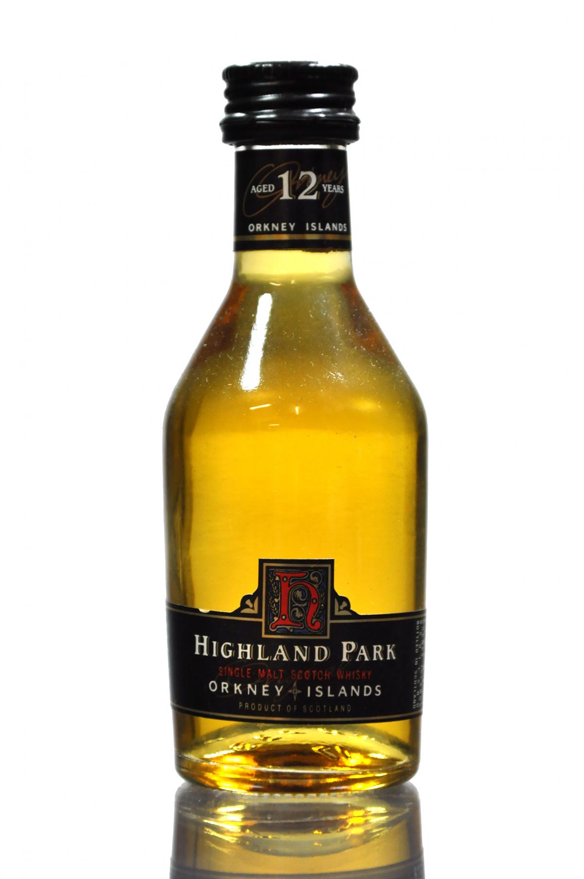 Highland Park 12 Year Old Miniature