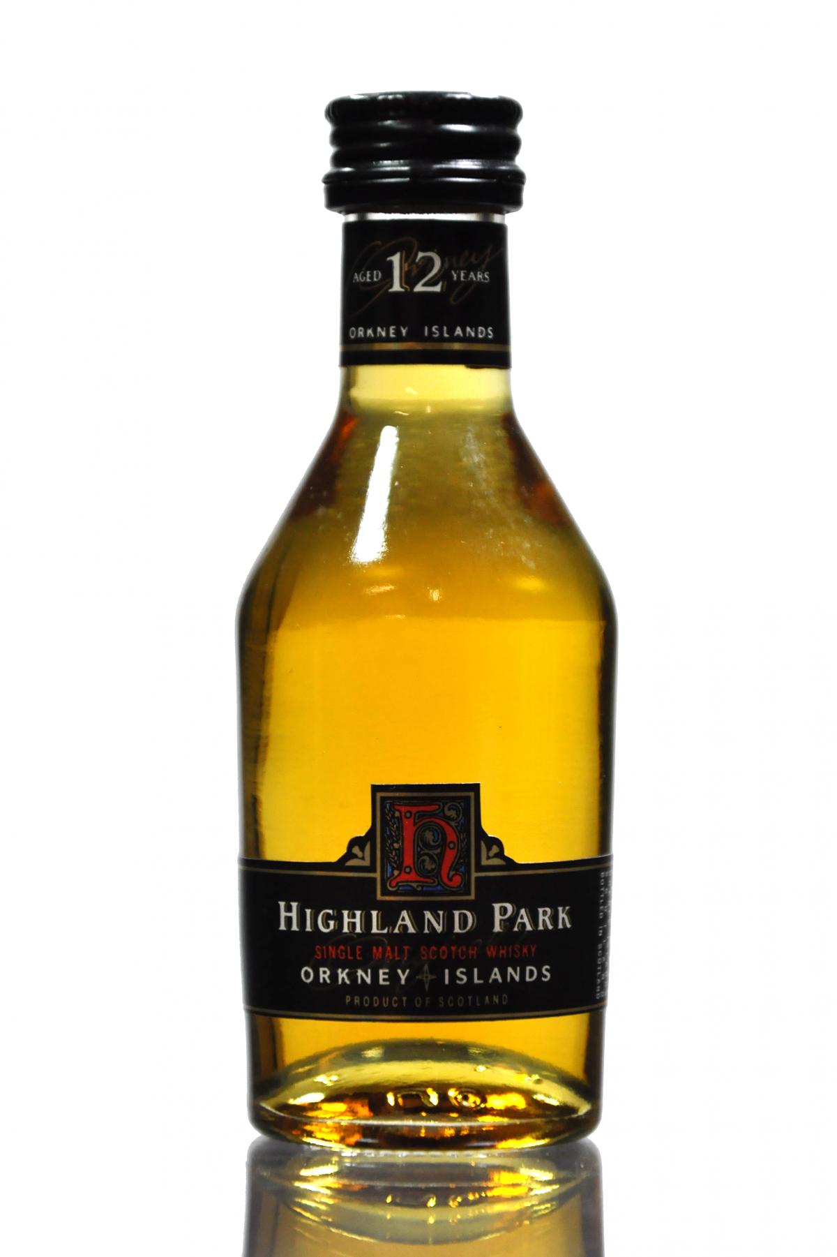 Highland Park 12 Year Old Miniature