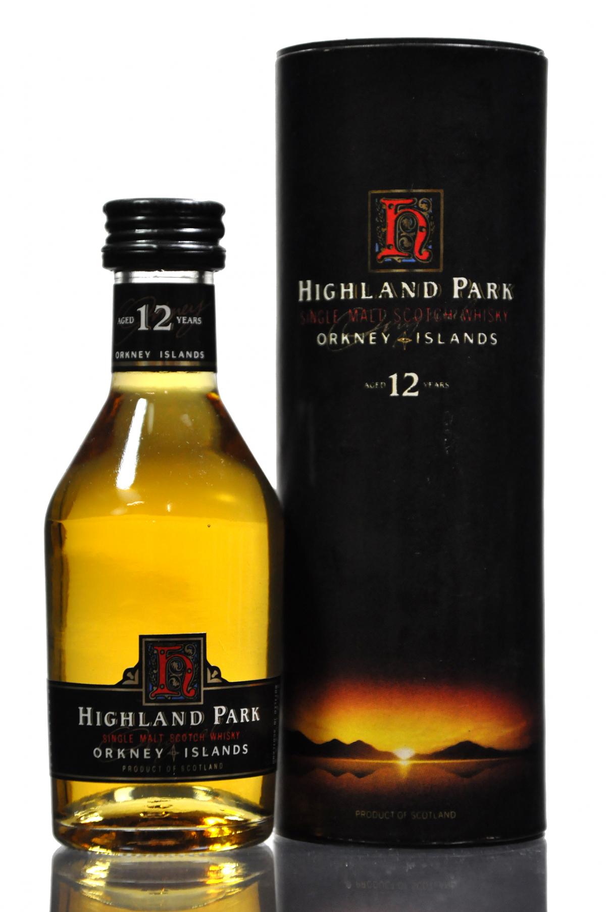 Highland Park 12 Year Old Miniature