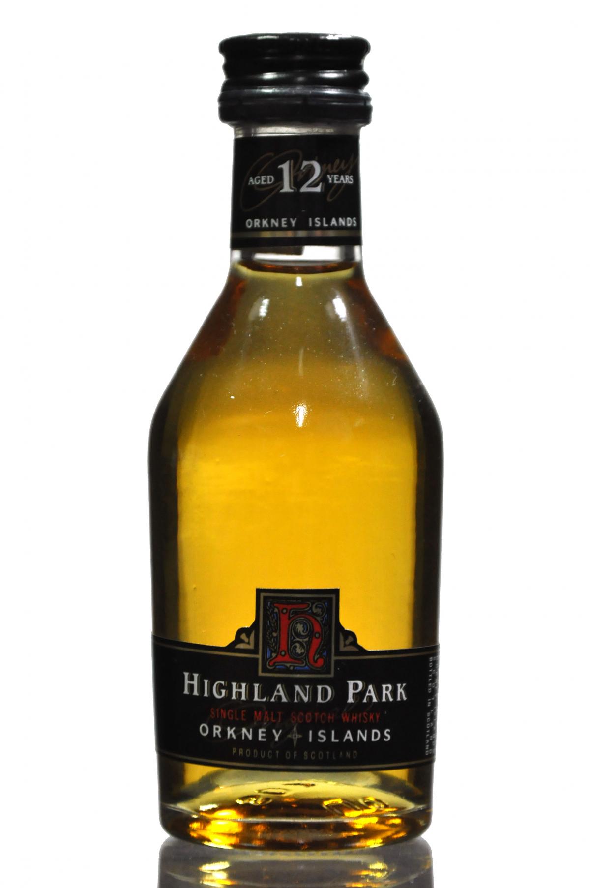 Highland Park 12 Year Old Miniature