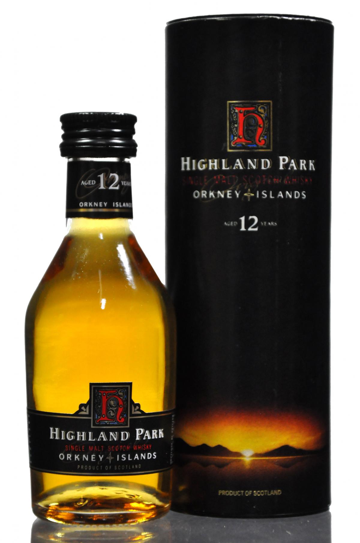 Highland Park 12 Year Old Miniature