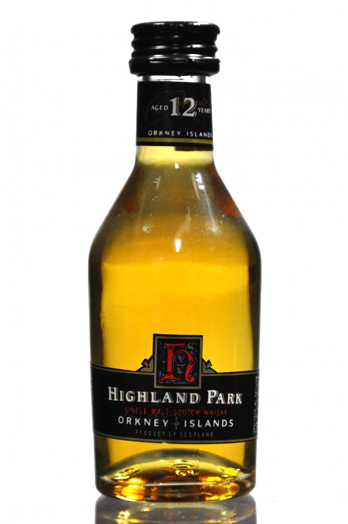 Highland Park 12 Year Old Miniature