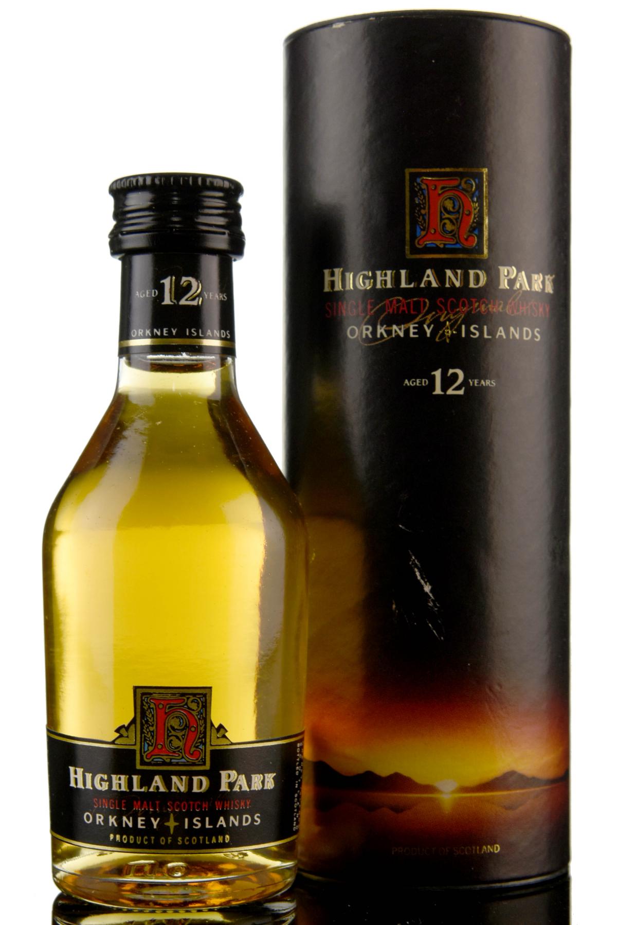 Highland Park 12 Year Old Miniature