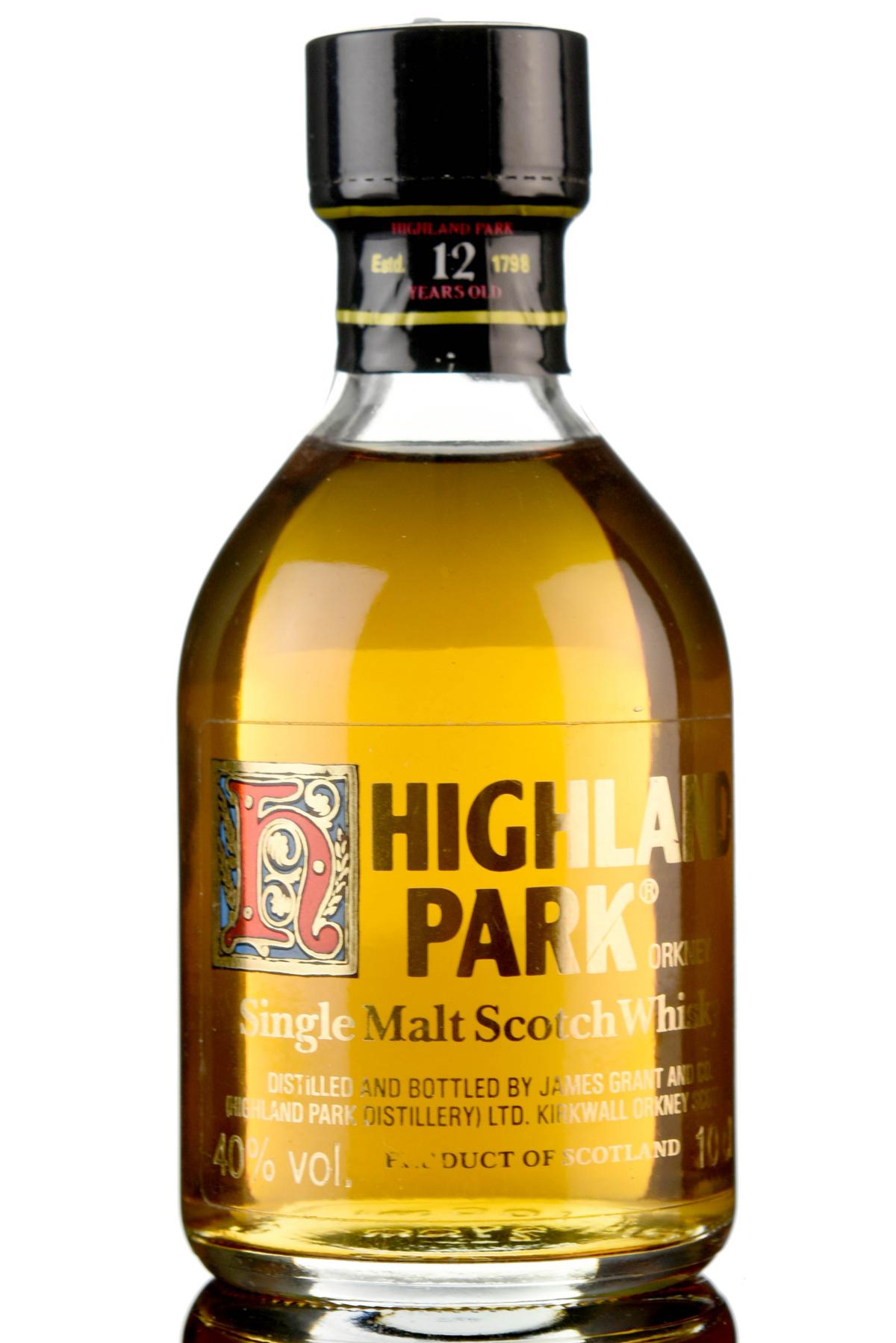 Highland Park 12 Year Old Miniature