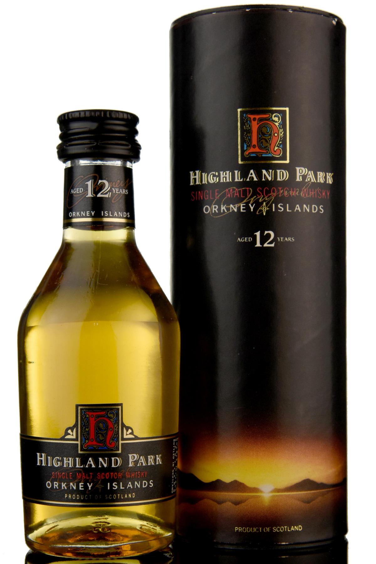 Highland Park 12 Year Old Miniature