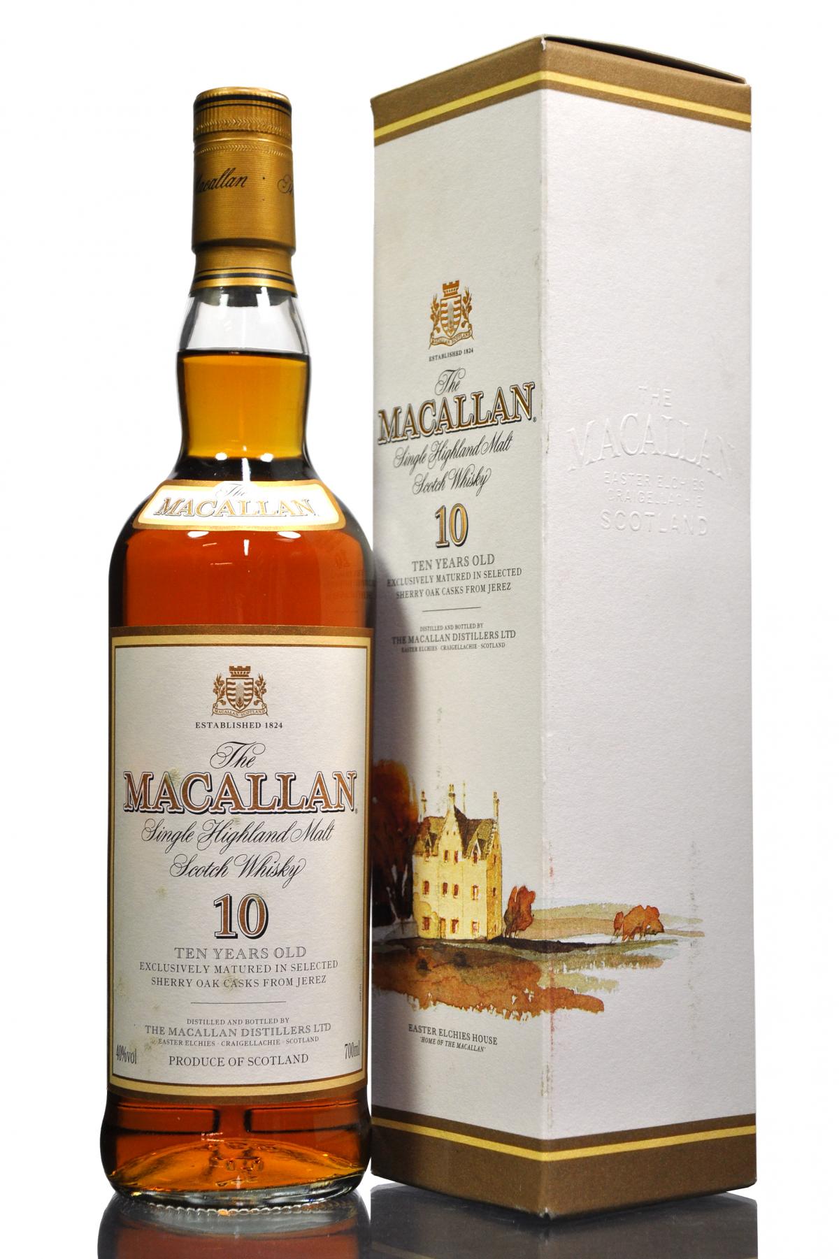 Macallan 10 Year Old - Sherry Cask - Early 2000s