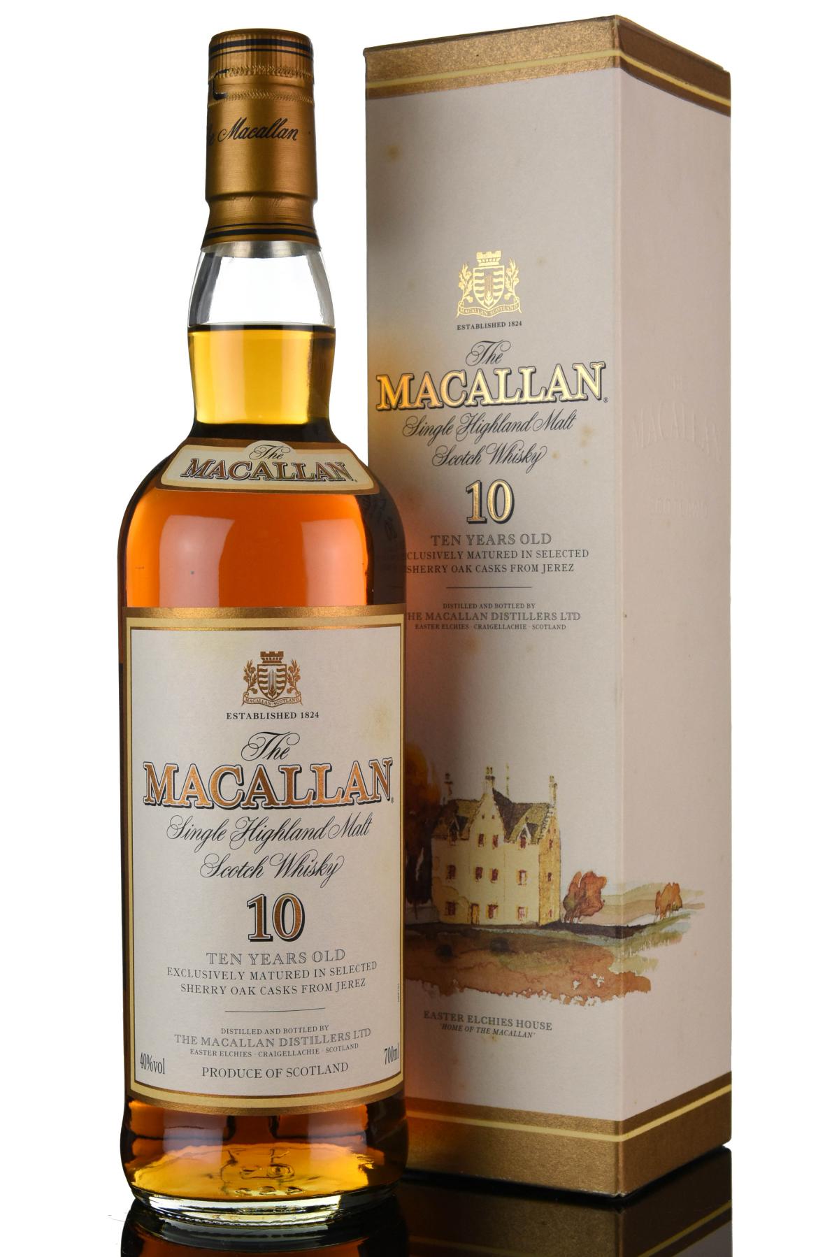 Macallan 10 Year Old - Sherry Cask - Early 2000s