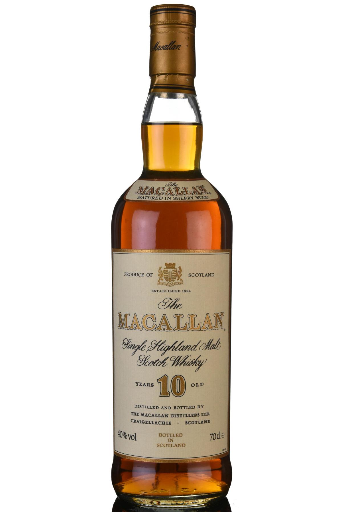Macallan 10 Year Old - 1990s