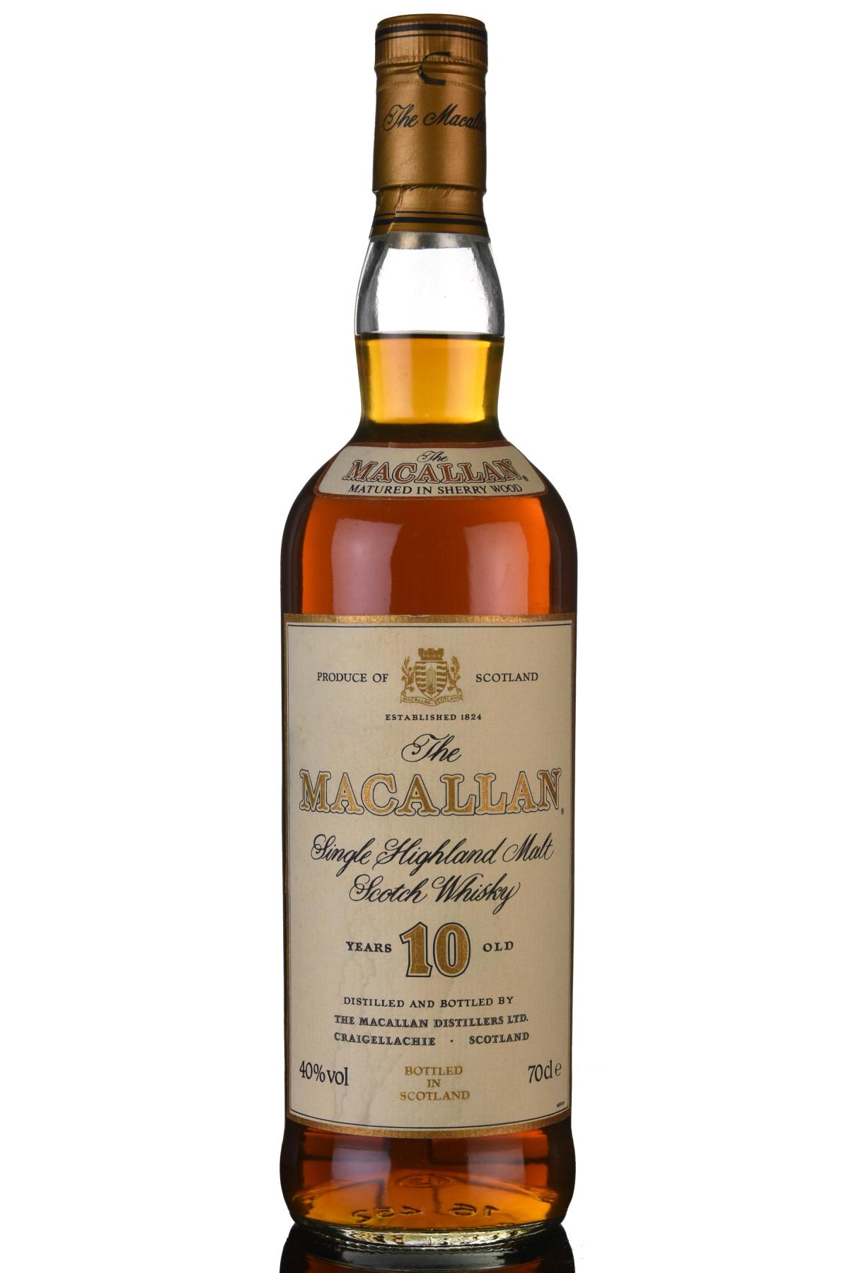 Macallan 10 Year Old - 1990s