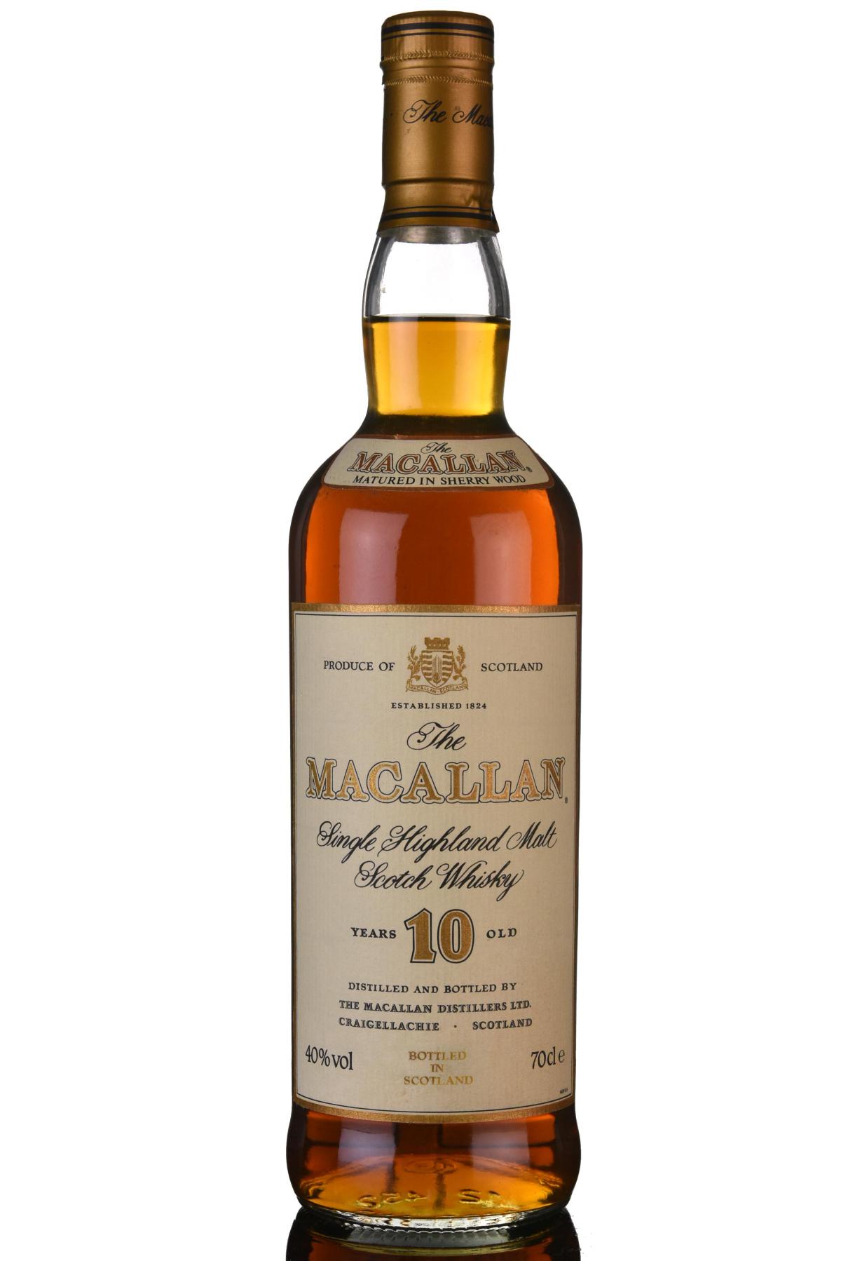 Macallan 10 Year Old - 1990s